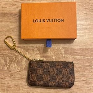 AUTHENTIC Louis Vuitton Damier Ebene key pouch